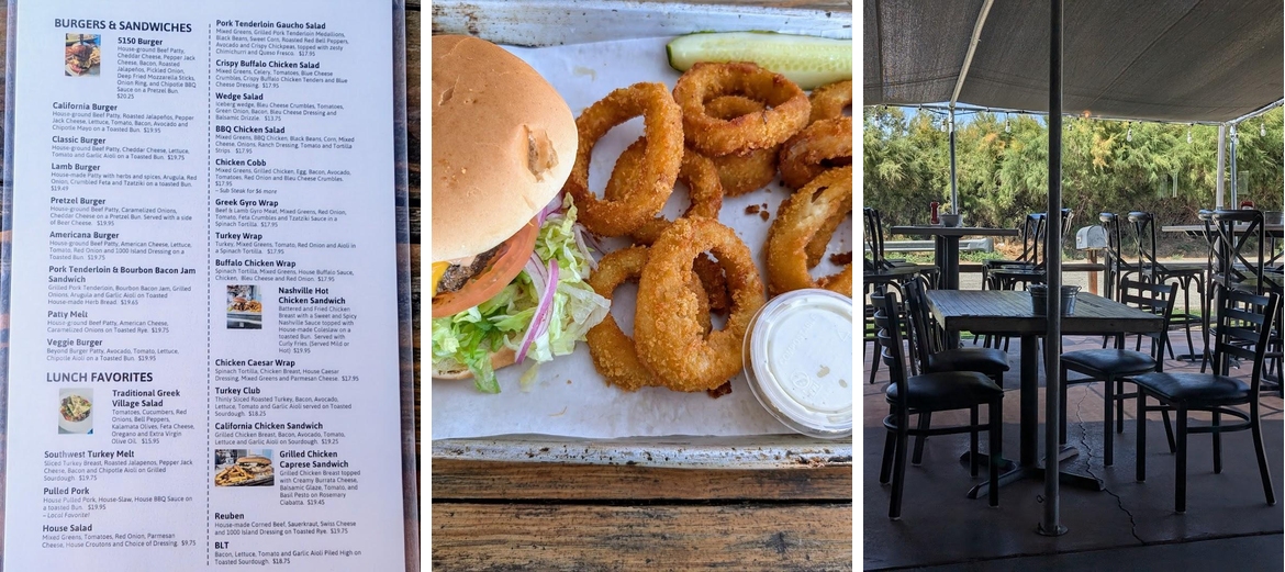 Jack's Place Menu